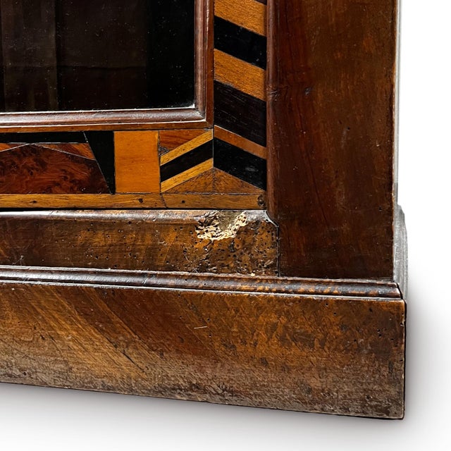 Brown Late 19th Century Marquetry Cabinet For Sale - Image 8 of 10