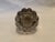 Turn-of-the-century British glass match striker with silver top. Purchased in London in the late 1980s.