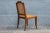 Brown Mid-Century Modern Carved Walnut/ Caned Dining Chairs - Set of 6 For Sale - Image 8 of 11