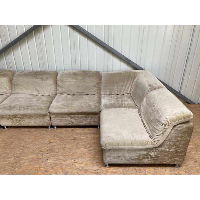 1970s Vintage Modular Sectional Sofa, 1970s, Set of 6 For Sale - Image 5 of 18