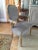 Vintage Hollywood Regency Silver & Gold Upholstered Armchair For Sale - Image 4 of 10