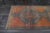 Textile 1970s Vintage Handmade Wool Cotton Orange Runner Rug For Sale - Image 7 of 11