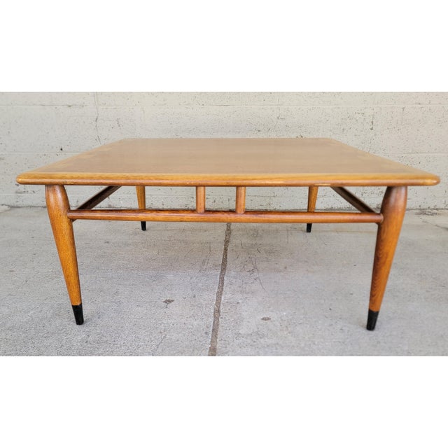 Mid-Century Modern Lane Acclaim Mid-Century Modern Square Coffee Table For Sale - Image 3 of 12