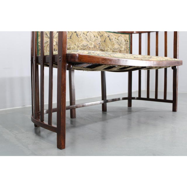 1960s Art Nouveau Fledermaus Sofa attributed to Josef Hoffmann, 1960s For Sale - Image 5 of 18