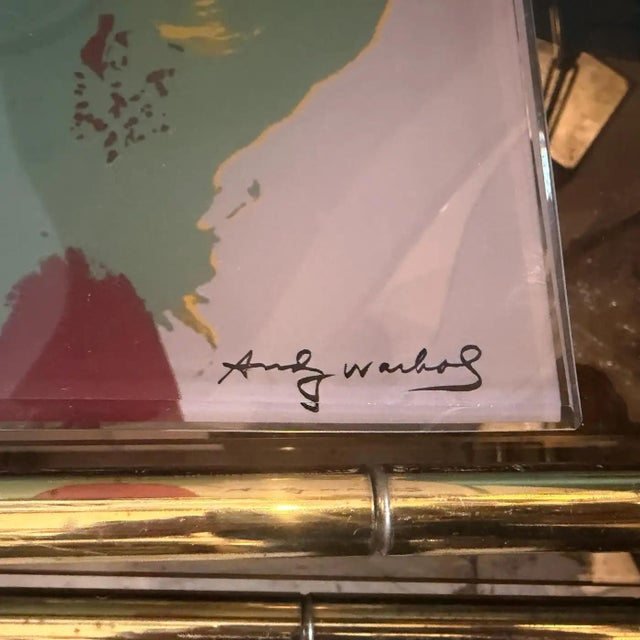 Pop Art 1990s Pop Art Marylin Monroe Glass Tray Signed by Andy Warhol for Rosenthal For Sale - Image 3 of 11