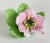 Early 20th Century Vintage English Bone China Rose Motif Place Card Holders, Set of 6 For Sale - Image 5 of 9