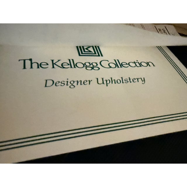Traditional Pink Polka Dot Kellogg Ottoman For Sale - Image 3 of 9