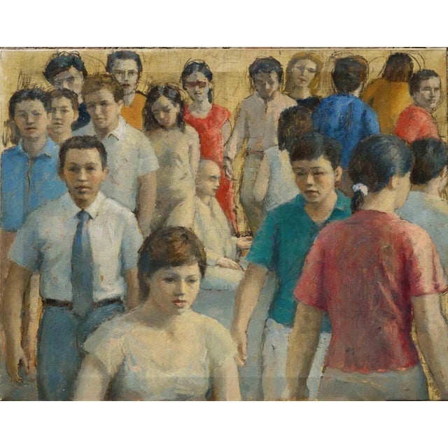 Aurelio Bulzatti, Carità, Original Oil Paint, 2013 For Sale - Image 4 of 4