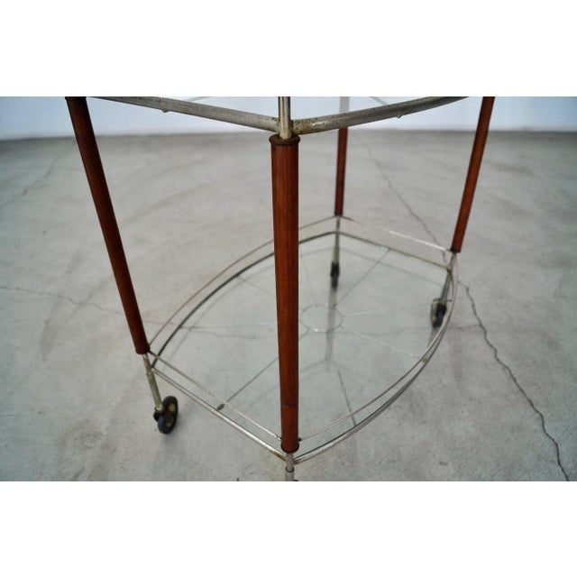 Mid-Century Modern Bar Cart For Sale - Image 10 of 13