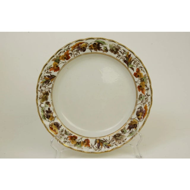 White 18thC Derby Plates - Longdon - 8 1/2" - A Pair - 1788-1806 - England For Sale - Image 8 of 10