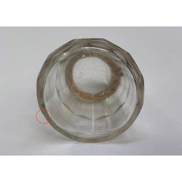 A Vintage Glass Mustard Pot With Lid For Sale - Image 15 of 18