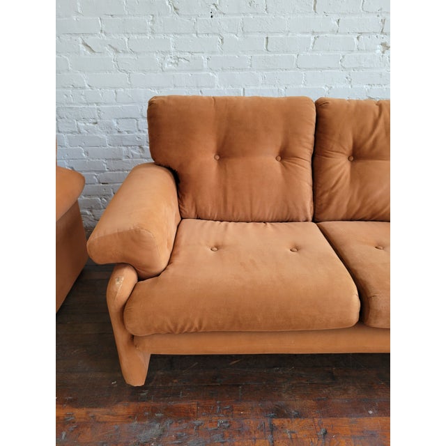 1970s Coronado Loveseat Attributed to Afra & Tobia Scarpa for B&b Italia For Sale - Image 11 of 13