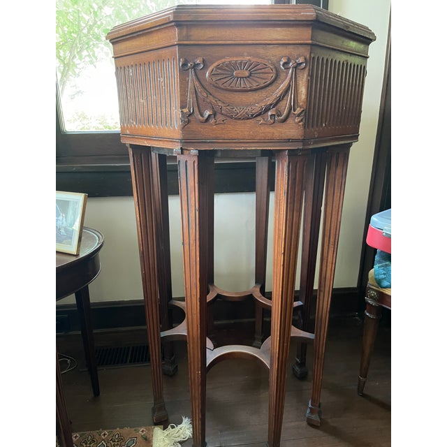 Newton and Hoit Hexagonal Plant Stand For Sale In Kansas City - Image 6 of 18