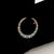 Gold Antique 9ct Gold, Turquoise and Natural Seed Pearl Crescent Brooch, 1900s For Sale - Image 8 of 9