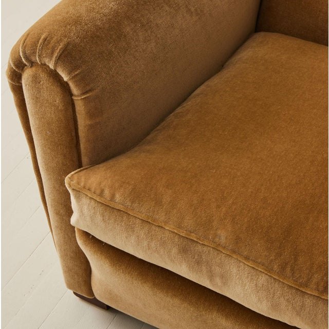 French Ary Deco Club Chairs in Mohair, 1940's, a Pair. For Sale - Image 10 of 10