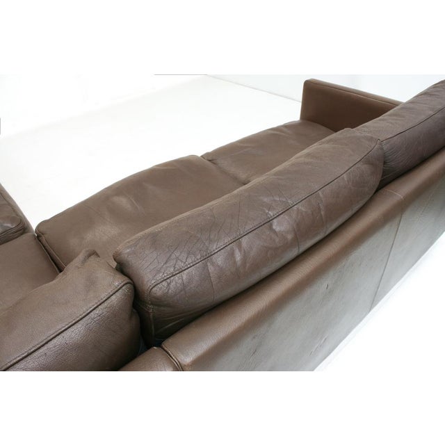 L-Shaped Sofa in Leather by Georg Thams for Vejen Polstermöbelfabrik, Denmark, 1970s For Sale - Image 16 of 18