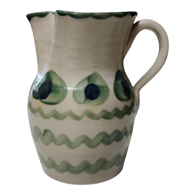 Vintage Gerard Beaumont Studio Pottery Pitcher For Sale