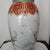 Vintage Large Chinoiserie Vase Hand Painted Rooster Hen Floral Gilded 16" Tall Signed For Sale - Image 13 of 18