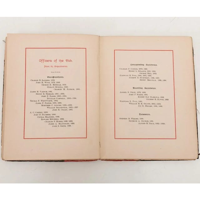 Late 19th Century 1890 Republican Club New York City Membership Directory For Sale - Image 5 of 10
