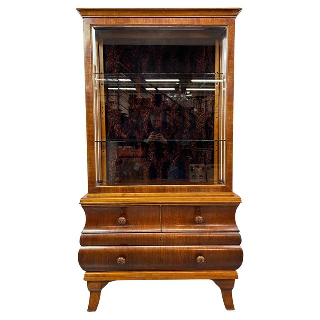 Large Art Deco Vitrine from Lingel, 1920s For Sale - Image 12 of 12