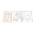 Vintage Henri Matisse Bistre Abstract Modernist Portraits & Nude Couple - Set of 3 For Sale