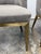 Century Furniture Camille Brass Dining Arm Chairs, Set of Four For Sale - Image 14 of 15