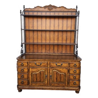 1960s French Style Country Hutch For Sale