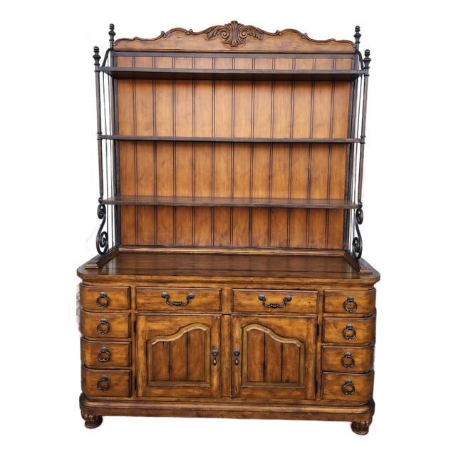 1960s French Style Country Hutch For Sale