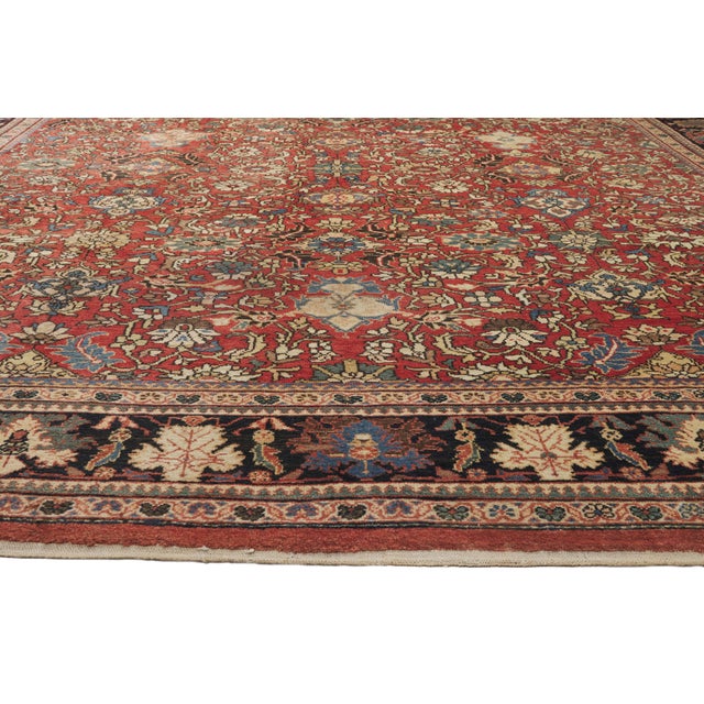 Late 19th Century Persian Sultanabad Rug, 12'07 X 18'00 For Sale - Image 4 of 10