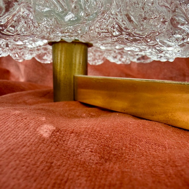 1960s Vintage Icicle Glass Hanging Lamp from Doria Leuchten, 1960s For Sale - Image 5 of 17
