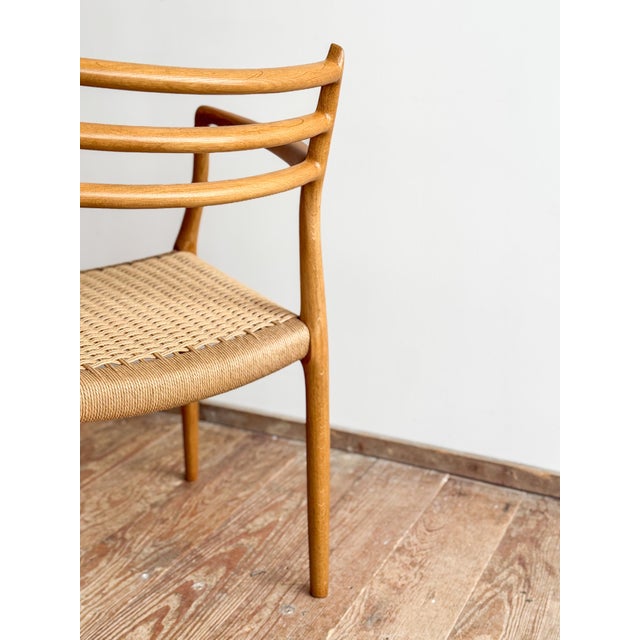 Mid-Century Modern Danish Model 62 Armchair in Oak by Niels O. Møller for J.L. Møllers, 1960s For Sale - Image 18 of 18