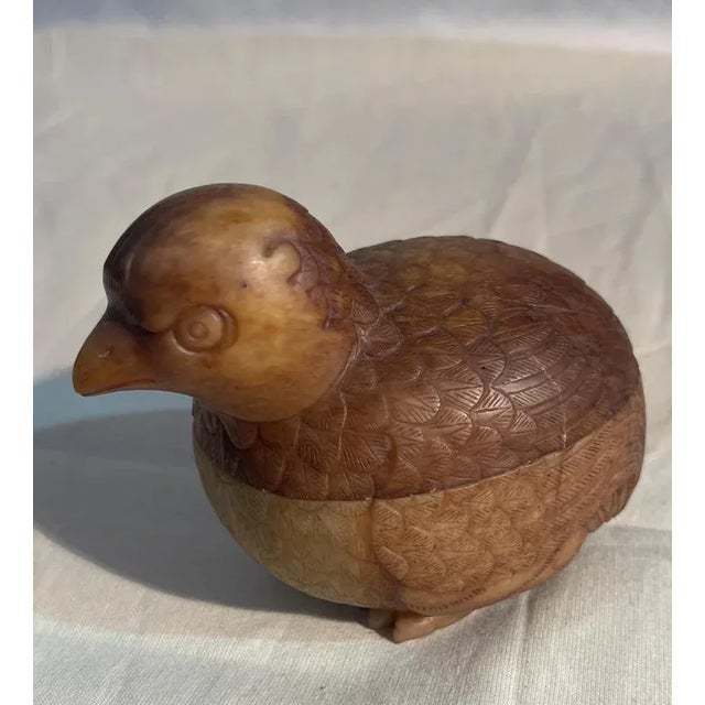 Jade Bird-Shaped Boxes, 1800s, Set of 2 For Sale - Image 8 of 9