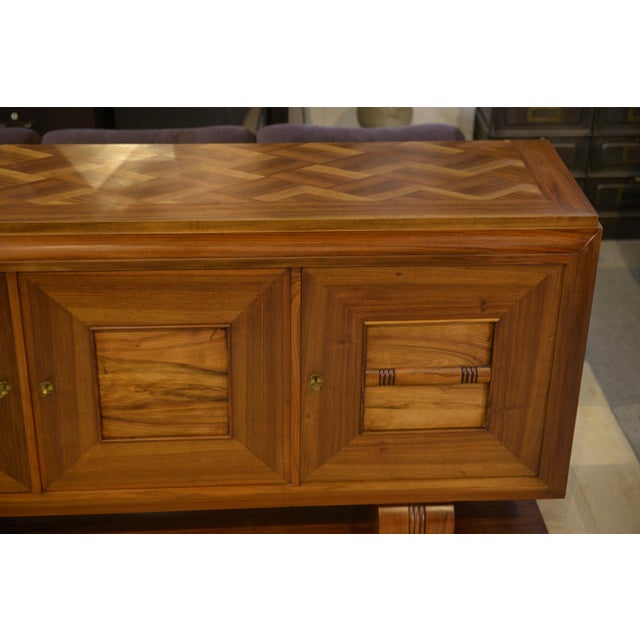 Art Deco Brutalist Sideboard, 1940s For Sale - Image 6 of 13