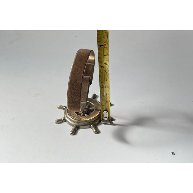 Metal Vintage Watch Stand with Nautical Theme from Seiko, 1991 For Sale - Image 7 of 11