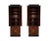 Henredon Campaign Style Henredon Lacquered Tall Fitted Cabinets - A Pair For Sale - Image 4 of 5