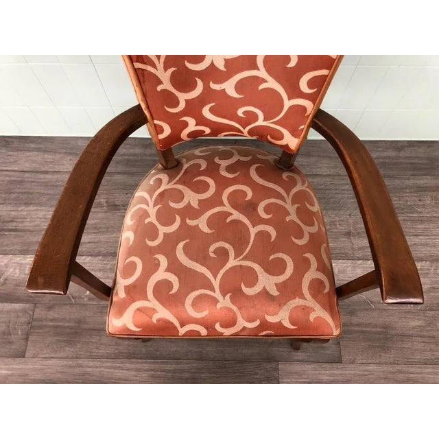 Wood French Chair in Beech, 1930s For Sale - Image 7 of 12