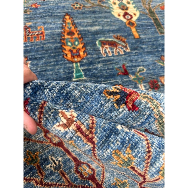 Vintage Persian Gabbeh Wool Tree of Life Rug – 154x209 Cm For Sale - Image 10 of 18