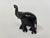 Mid 20th Century Antique Hand Carved Anglo-Indian Elephant Sculpture, Ebonized Wood For Sale - Image 5 of 14