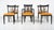 Empire Style Black and Gold Armchairs & Dining Chairs, Set of 6 For Sale - Image 16 of 18