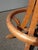 Antique Industrial Adjustable Swivel Oak Drafting Stool Barstool 1of3 ~ # 1 For Sale - Image 10 of 16