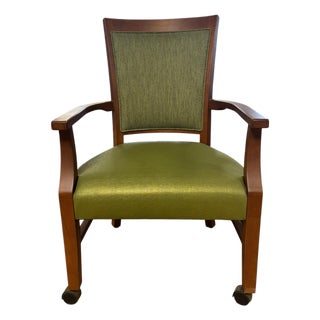 Vintage Fairfield Furniture Modern Green Occasional Chair For Sale