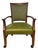Vintage Fairfield Furniture Modern Green Occasional Chair For Sale