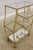 Age: Approx: 30 Years Old Details: Quality Construction Mirror Bottom & Glass Shelves Nice Gold Finish Heavy Iron Frames...