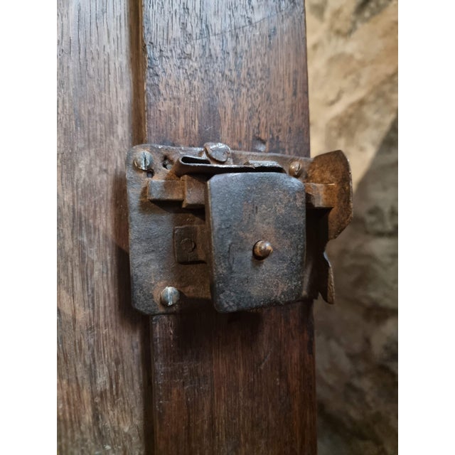 Wood Antique 18th Century French Oak Cabinet from Auvergne For Sale - Image 7 of 18