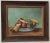 Green Arthur Dow "Fruit Still Life" Original Oil Painting C.1920s For Sale - Image 8 of 8