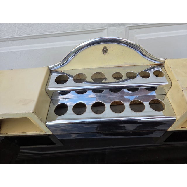 Antique Industrial Art Deco Doctors Dental Cabinet Curio Metal Hutch Apothecary ! For Sale - Image 18 of 18