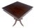Antique Solid Mahogany c1920s 30" Square Game Dining Table MINT For Sale
