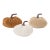 Plush Corduroy Fabric Pumpkin (Set of 3) For Sale