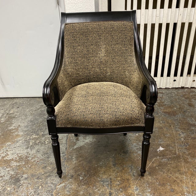 Bombay Furniture Upholstered Arm Chair Chairish