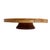 Mid-Century Modern 1950s Mid-Century Modern Solid Wood Serving Tray – Carved Edge Pedestal For Sale - Image 3 of 8